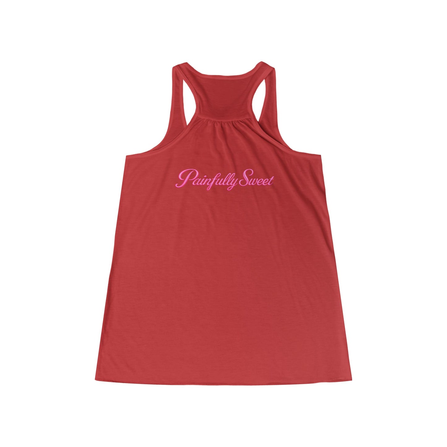 Painfully Sweet P.S. Women’s Flowy Racerback Tank