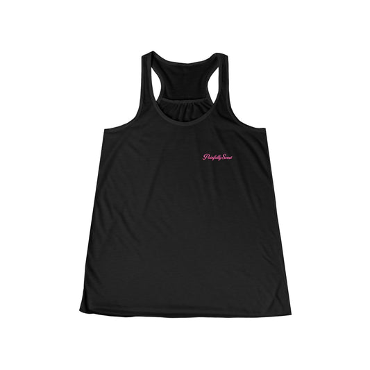 Painfully Sweet P.S. Women’s Flowy Racerback Tank