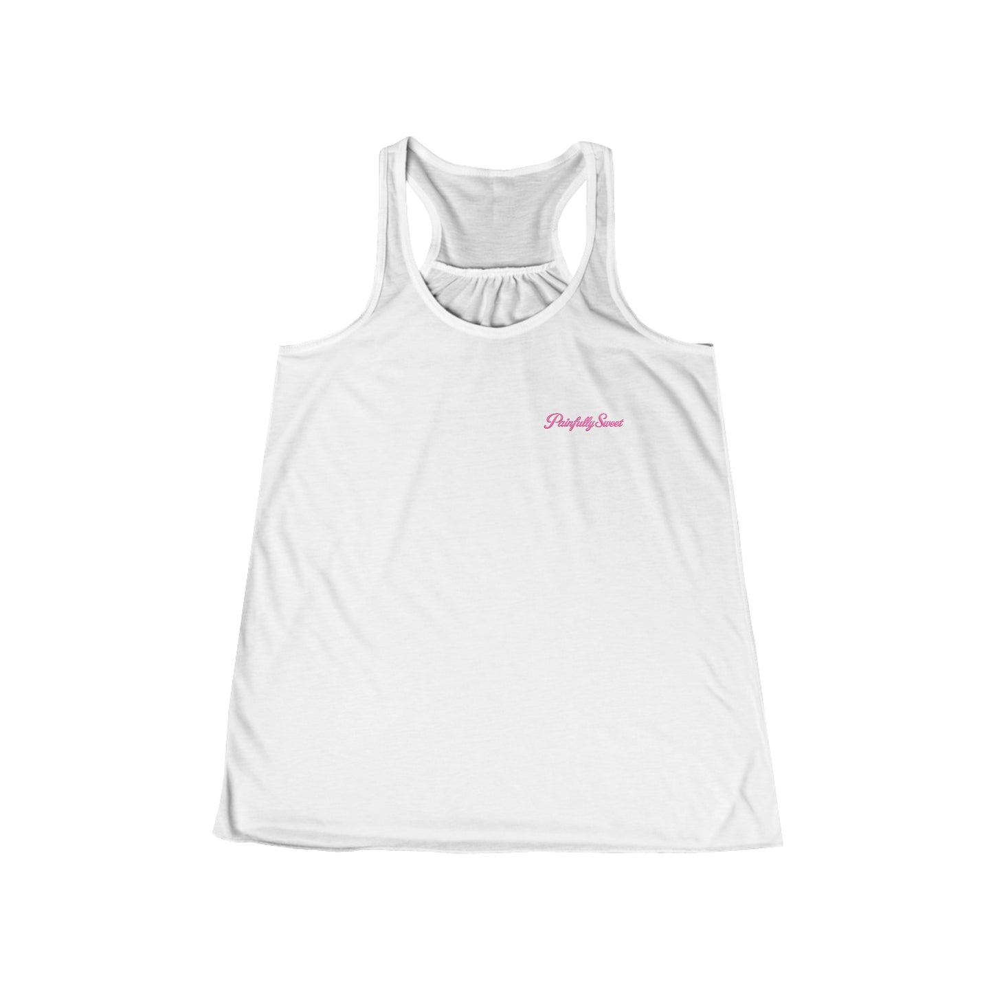 Painfully Sweet P.S. Women’s Flowy Racerback Tank