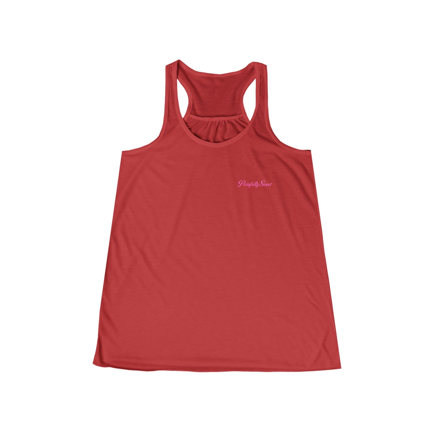 Painfully Sweet P.S. Women’s Flowy Racerback Tank
