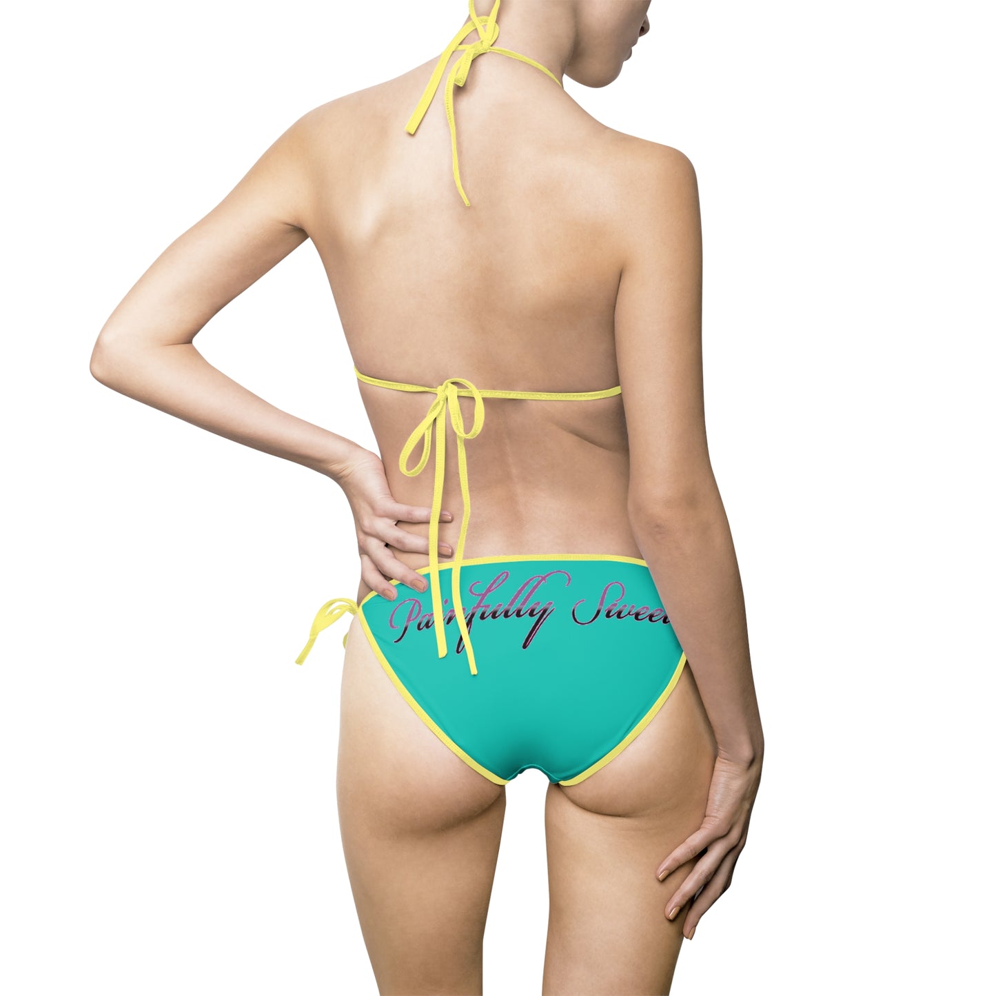 Painfully Sweet Bikini | Minimal Script Two-Piece