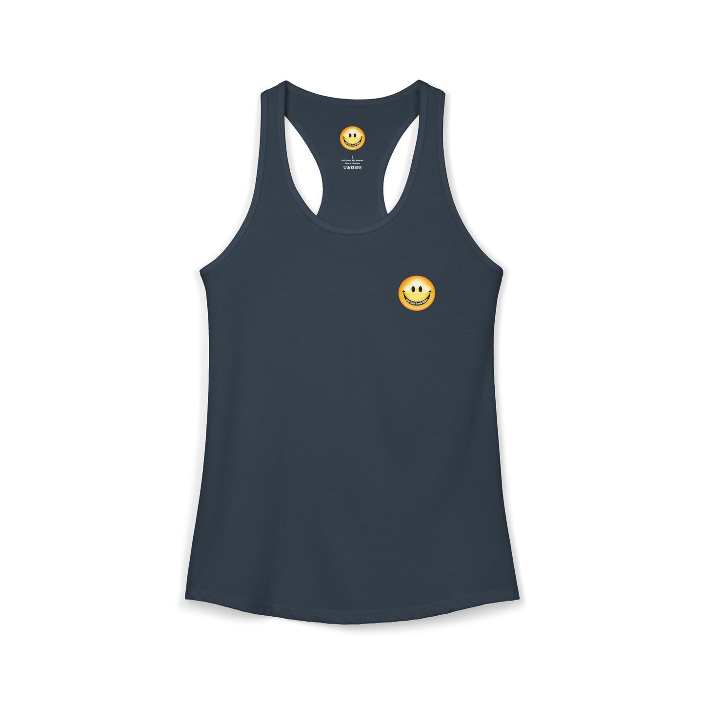 One Smile Travels Miles - Women's Ideal Racerback Tank