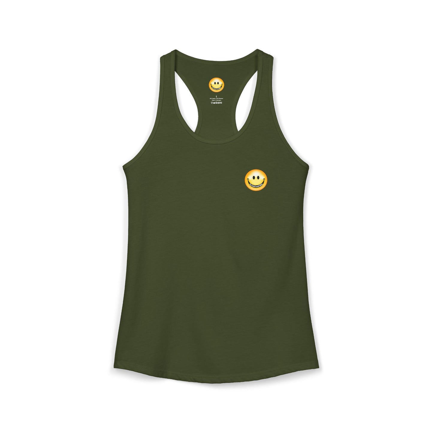 One Smile Travels Miles - Women's Ideal Racerback Tank