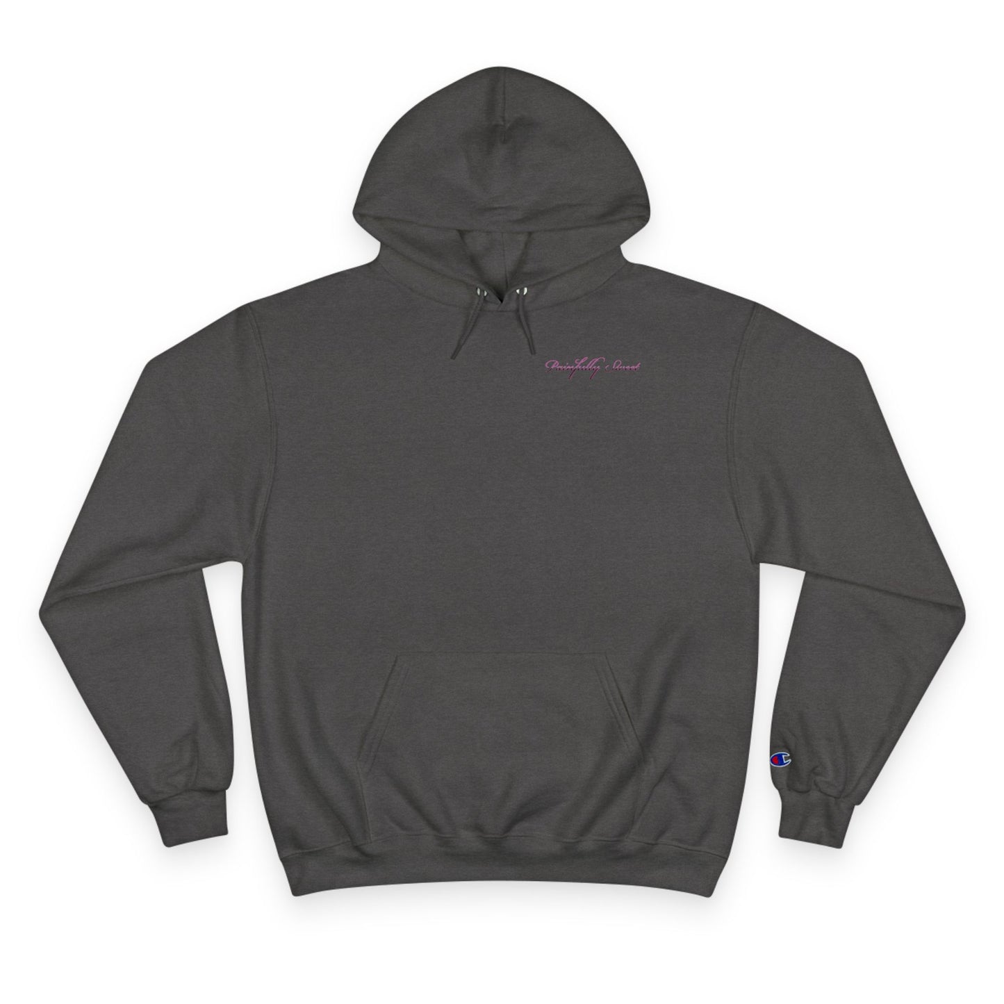 Painfully Sweet Hoodie | script text chest and back, white pullover