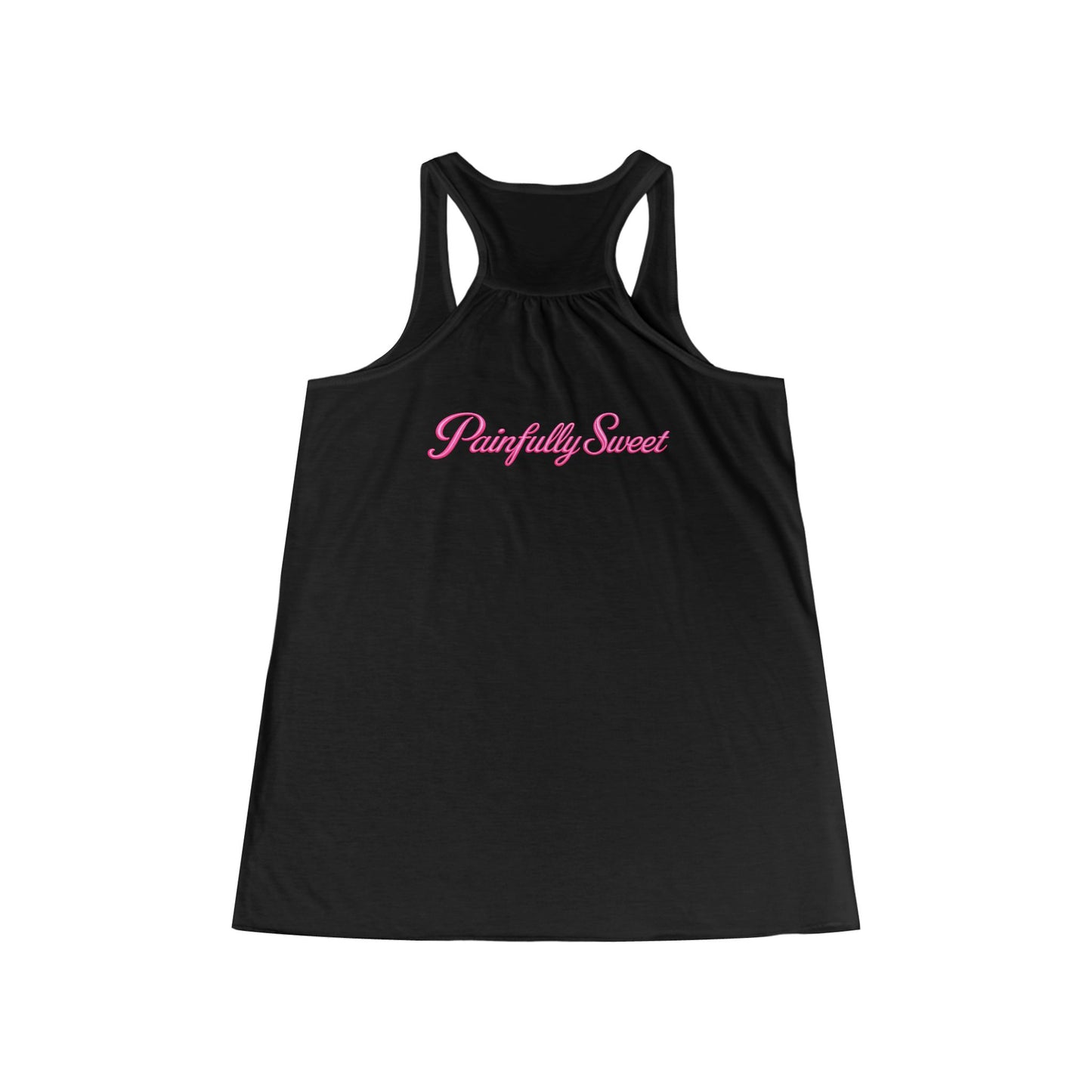 Painfully Sweet P.S. Women’s Flowy Racerback Tank