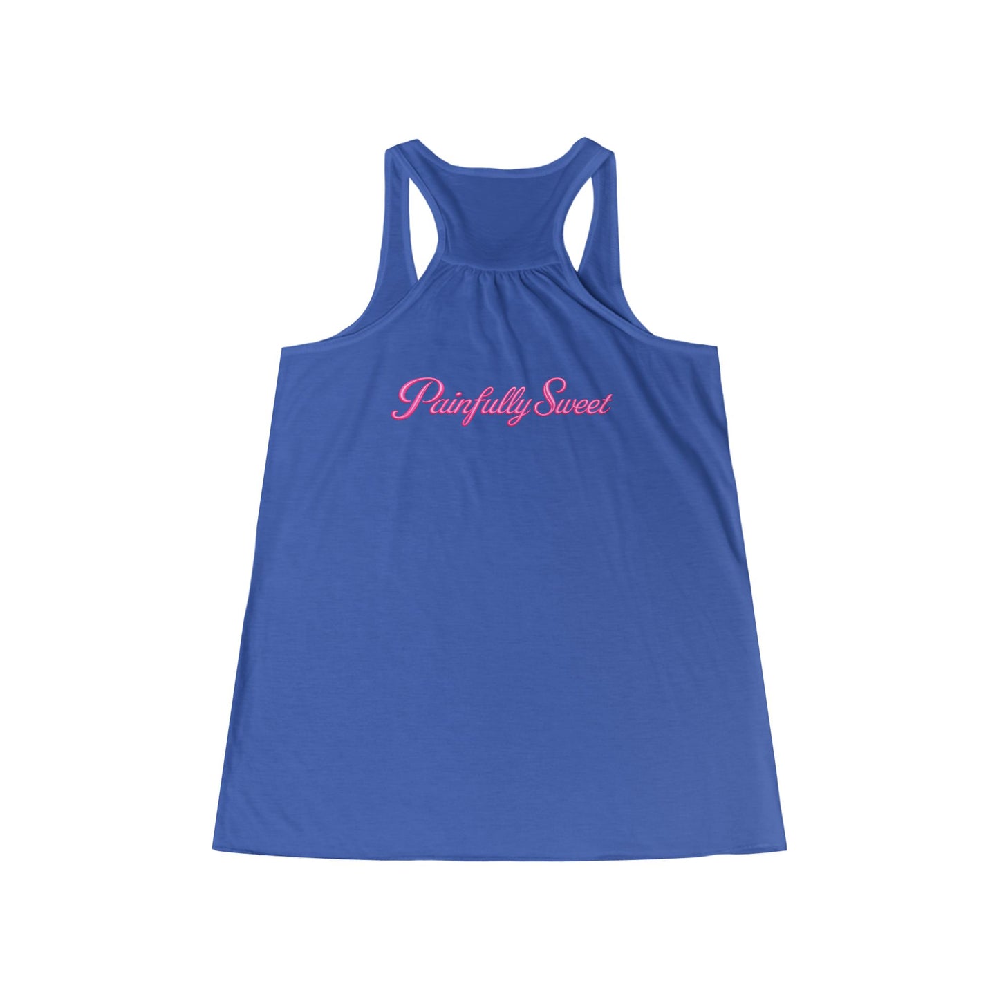 Painfully Sweet P.S. Women’s Flowy Racerback Tank
