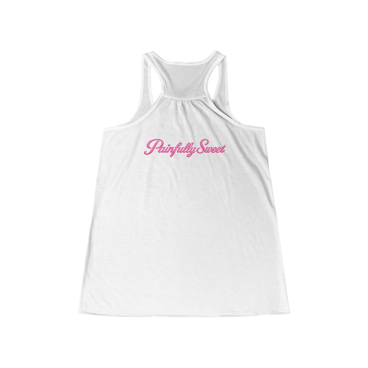 Painfully Sweet P.S. Women’s Flowy Racerback Tank