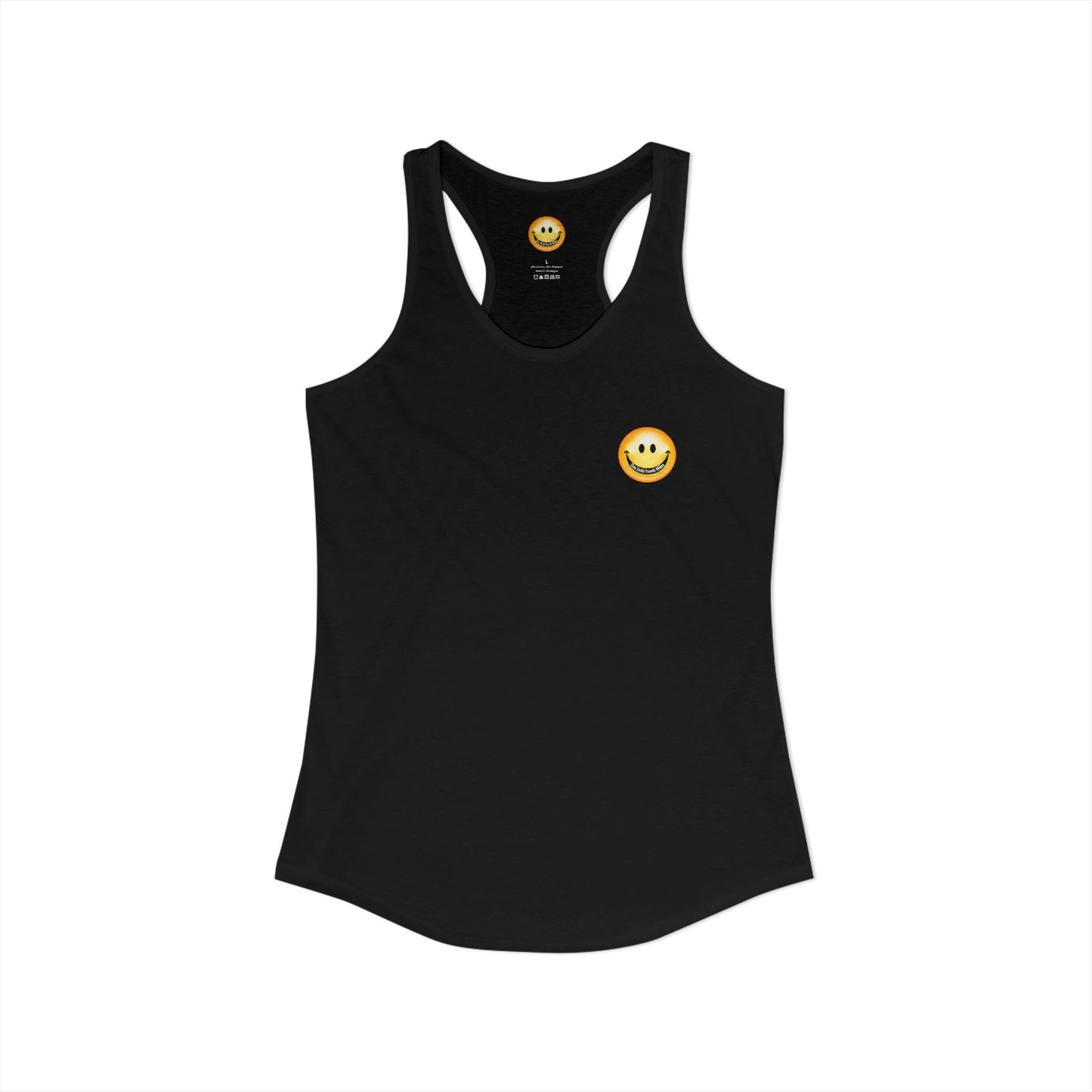 One Smile Travels Miles - Women's Ideal Racerback Tank