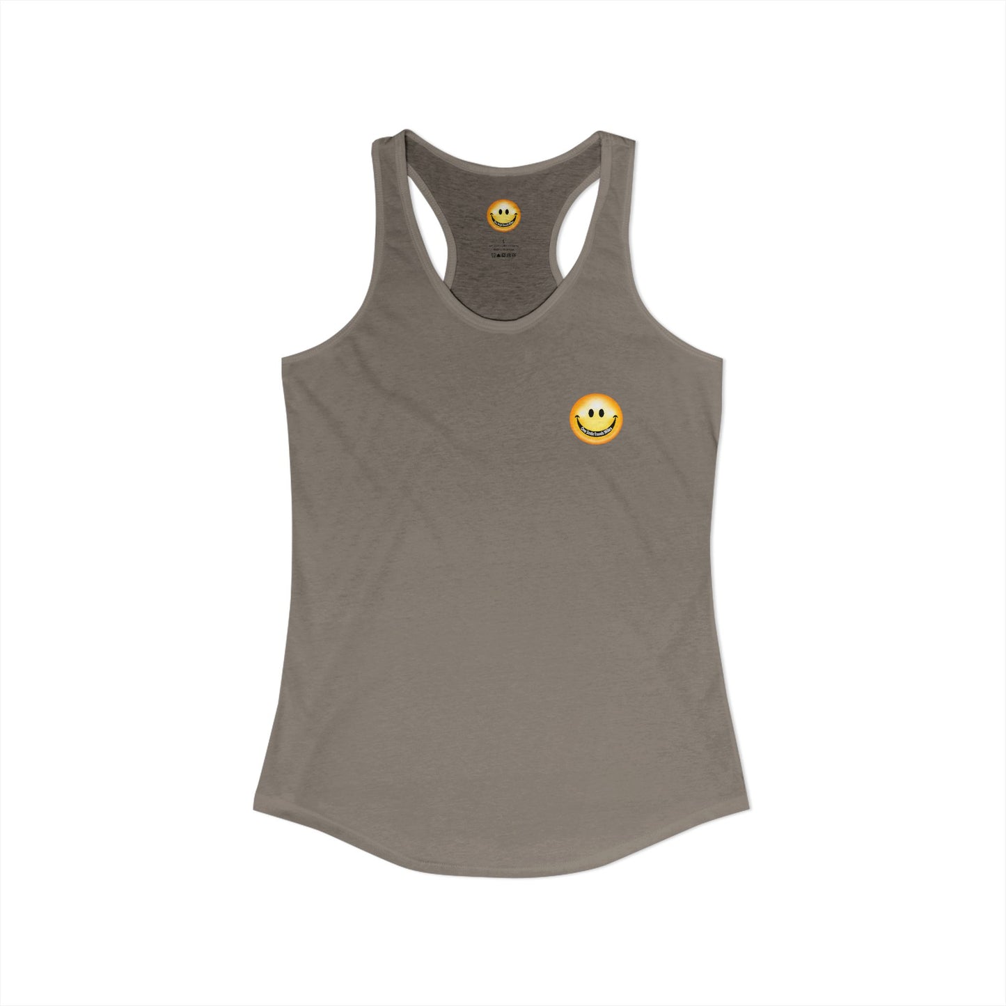 One Smile Travels Miles - Women's Ideal Racerback Tank