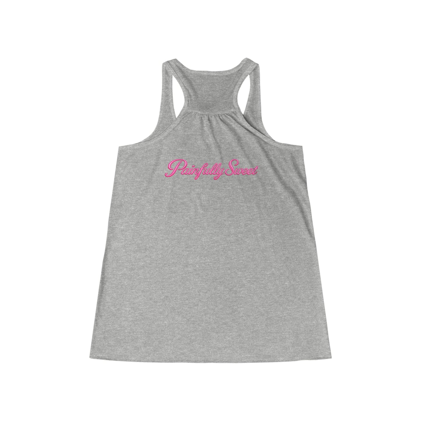 Painfully Sweet P.S. Women’s Flowy Racerback Tank