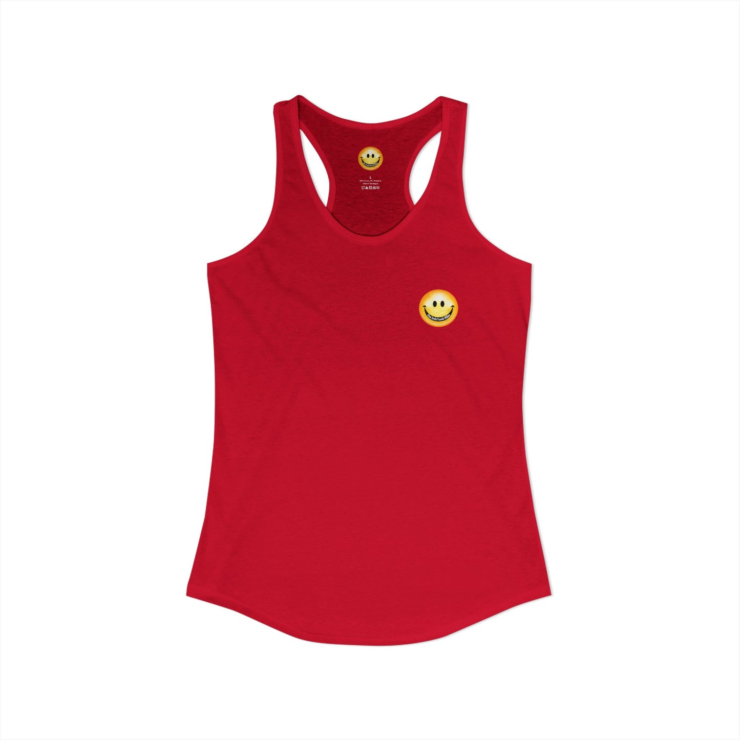 One Smile Travels Miles - Women's Ideal Racerback Tank