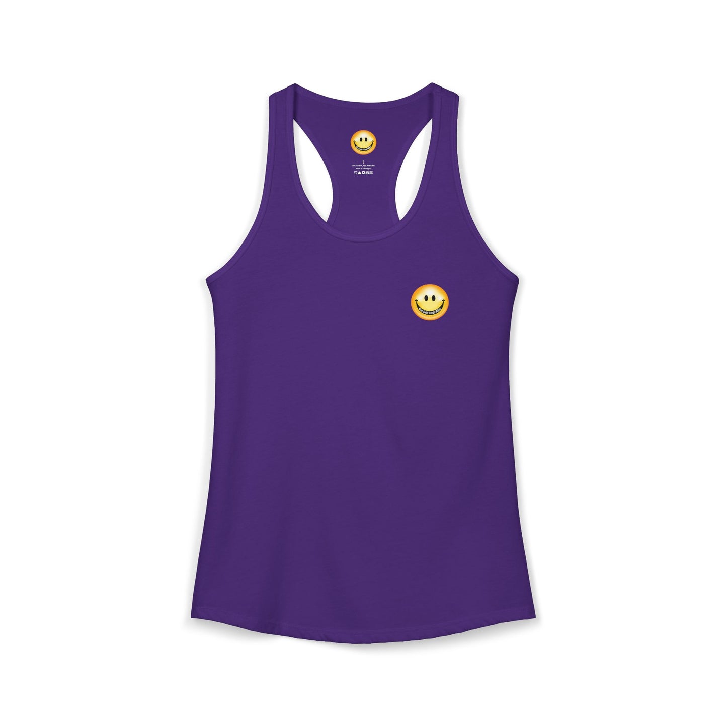 One Smile Travels Miles - Women's Ideal Racerback Tank