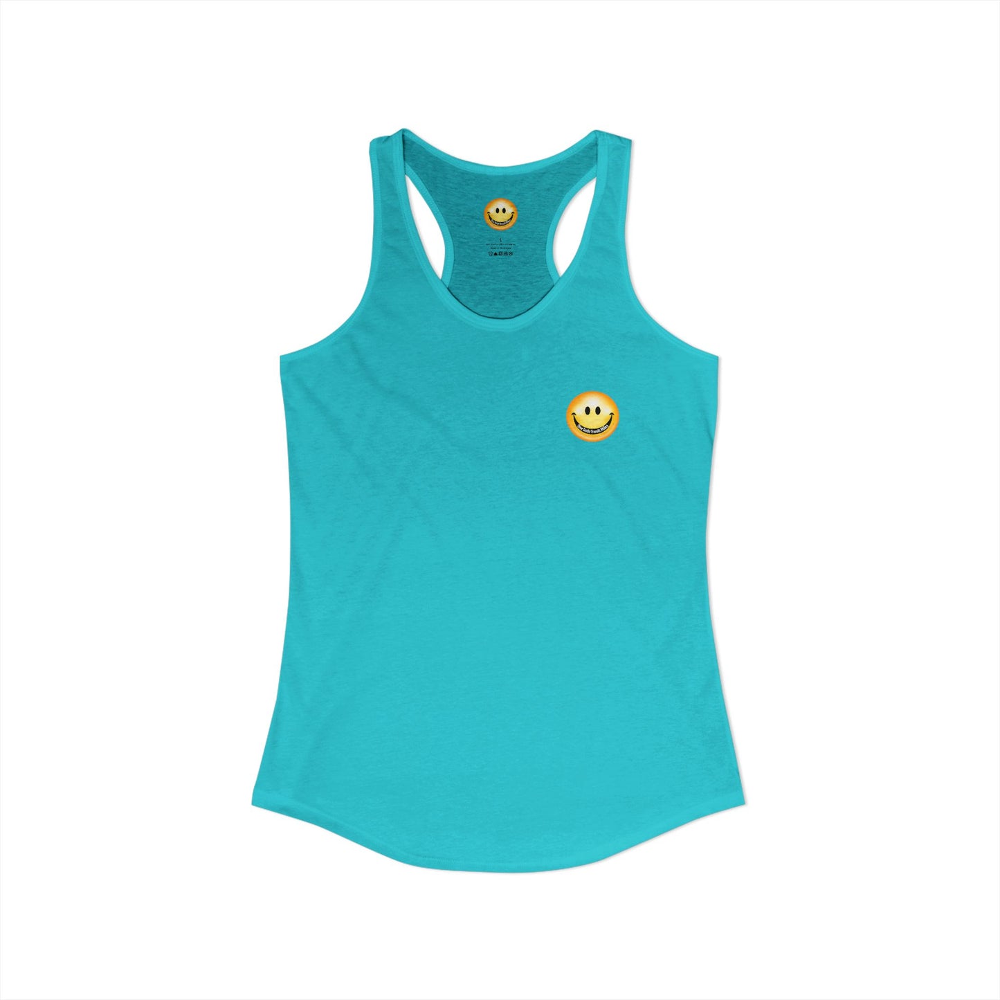 One Smile Travels Miles - Women's Ideal Racerback Tank