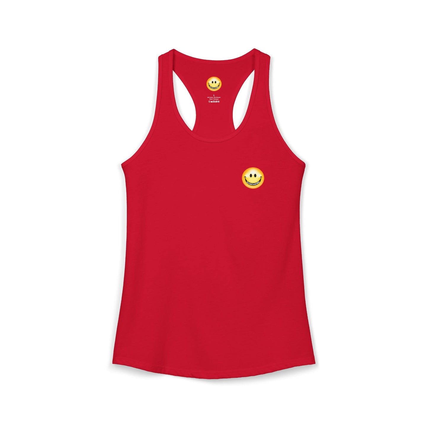 One Smile Travels Miles - Women's Ideal Racerback Tank