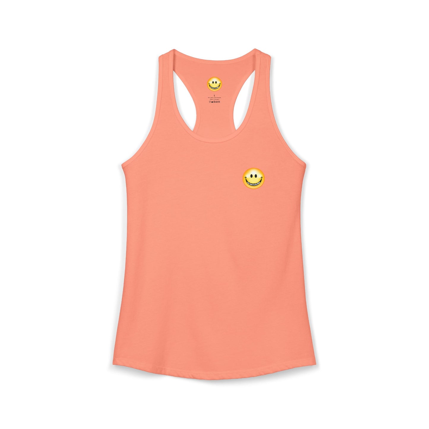 One Smile Travels Miles - Women's Ideal Racerback Tank