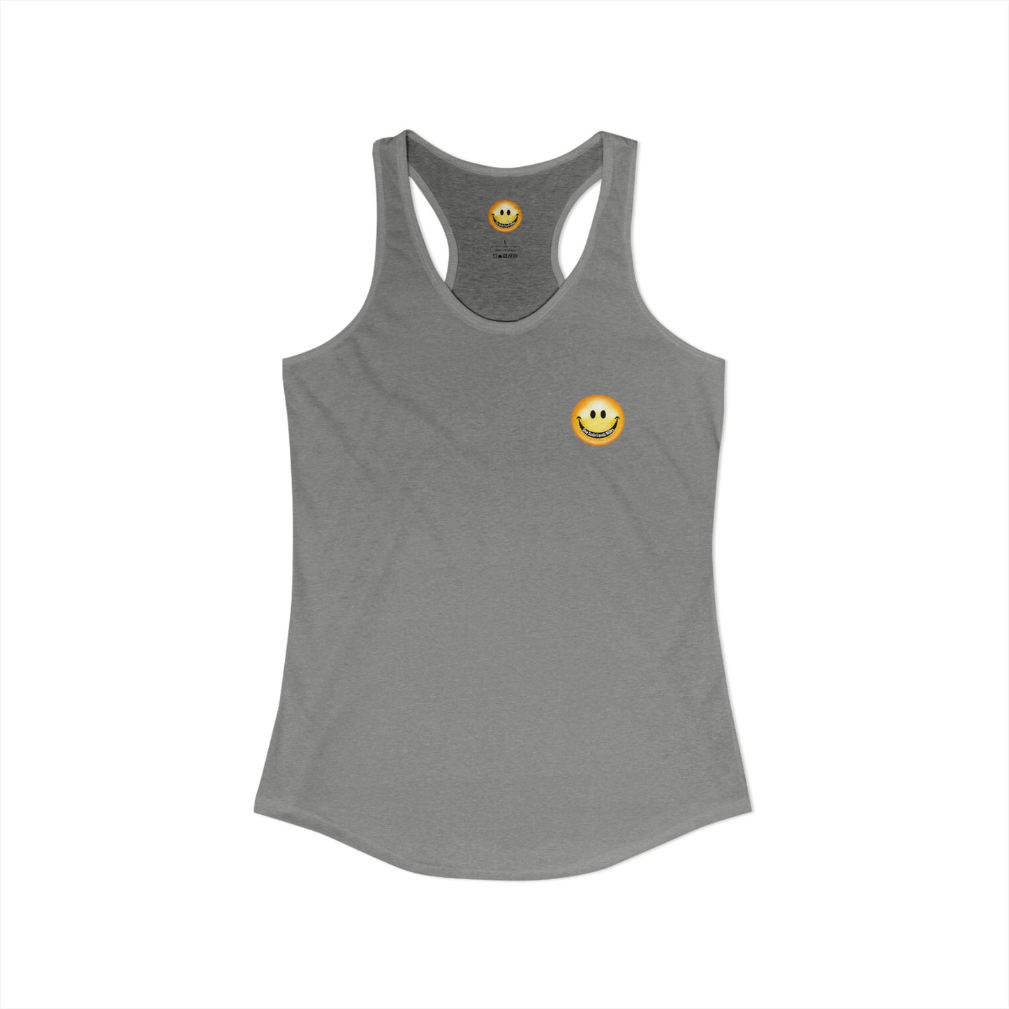 One Smile Travels Miles - Women's Ideal Racerback Tank
