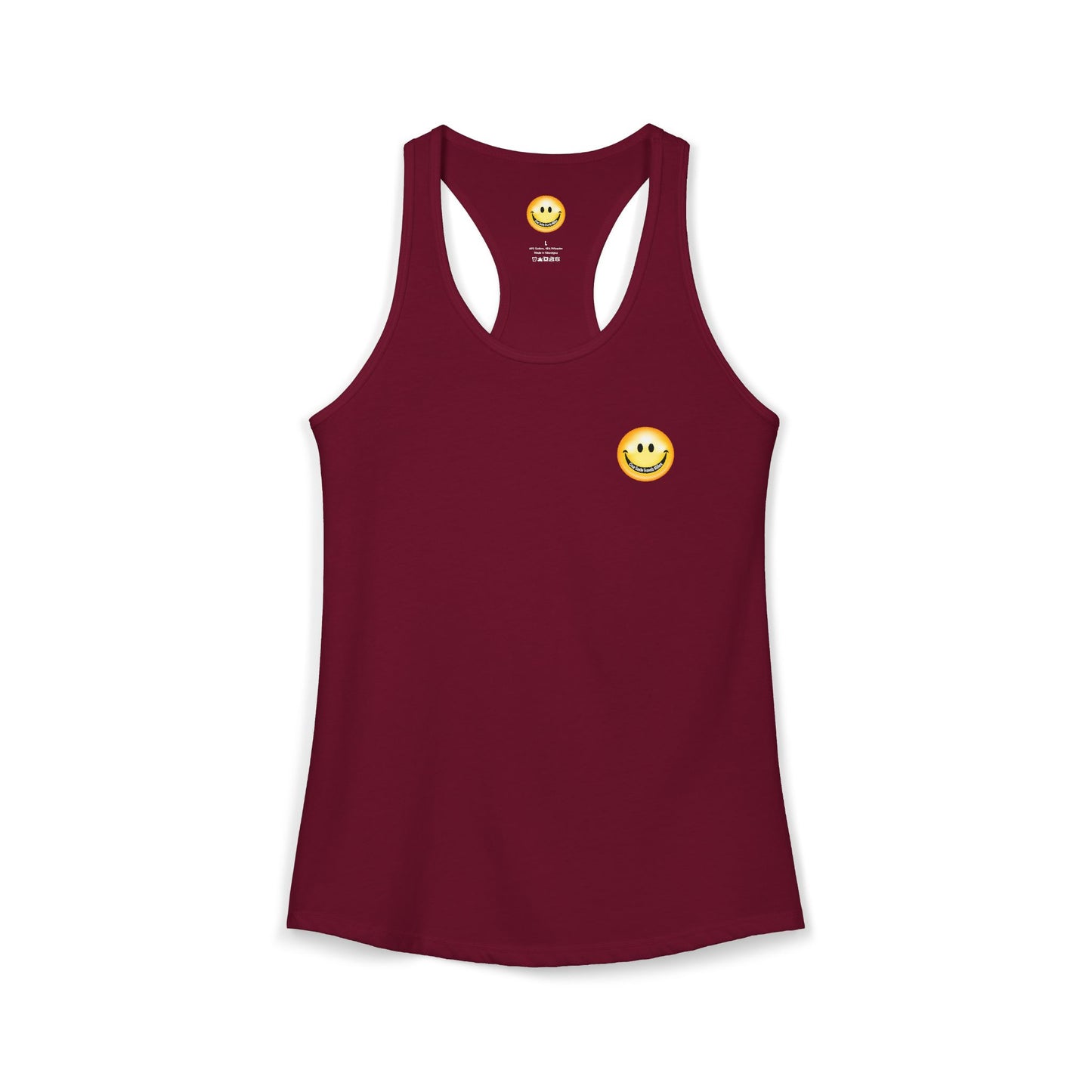 One Smile Travels Miles - Women's Ideal Racerback Tank