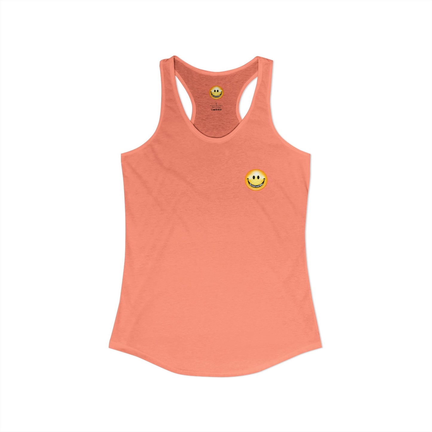 One Smile Travels Miles - Women's Ideal Racerback Tank