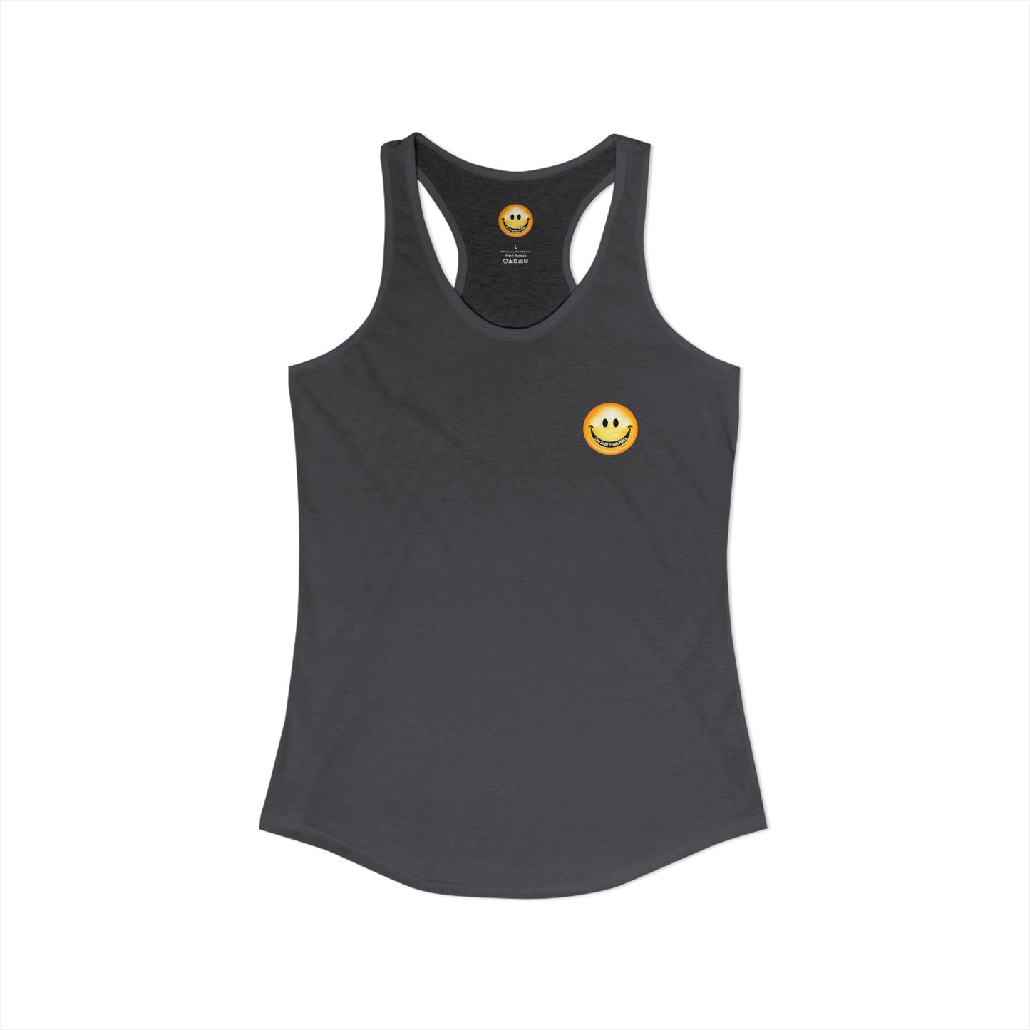 One Smile Travels Miles - Women's Ideal Racerback Tank